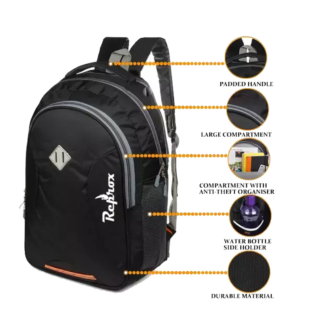 School Barfi Black Bag